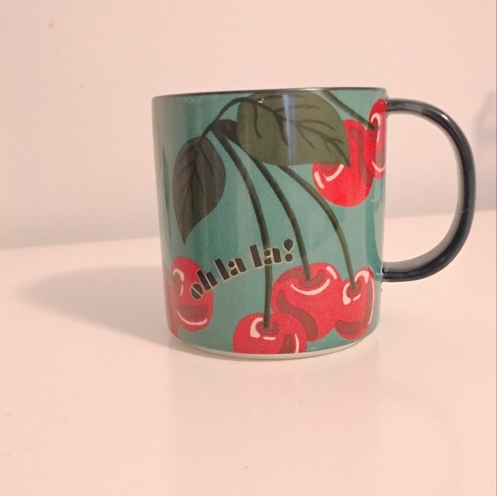 Cherry Print Mug
